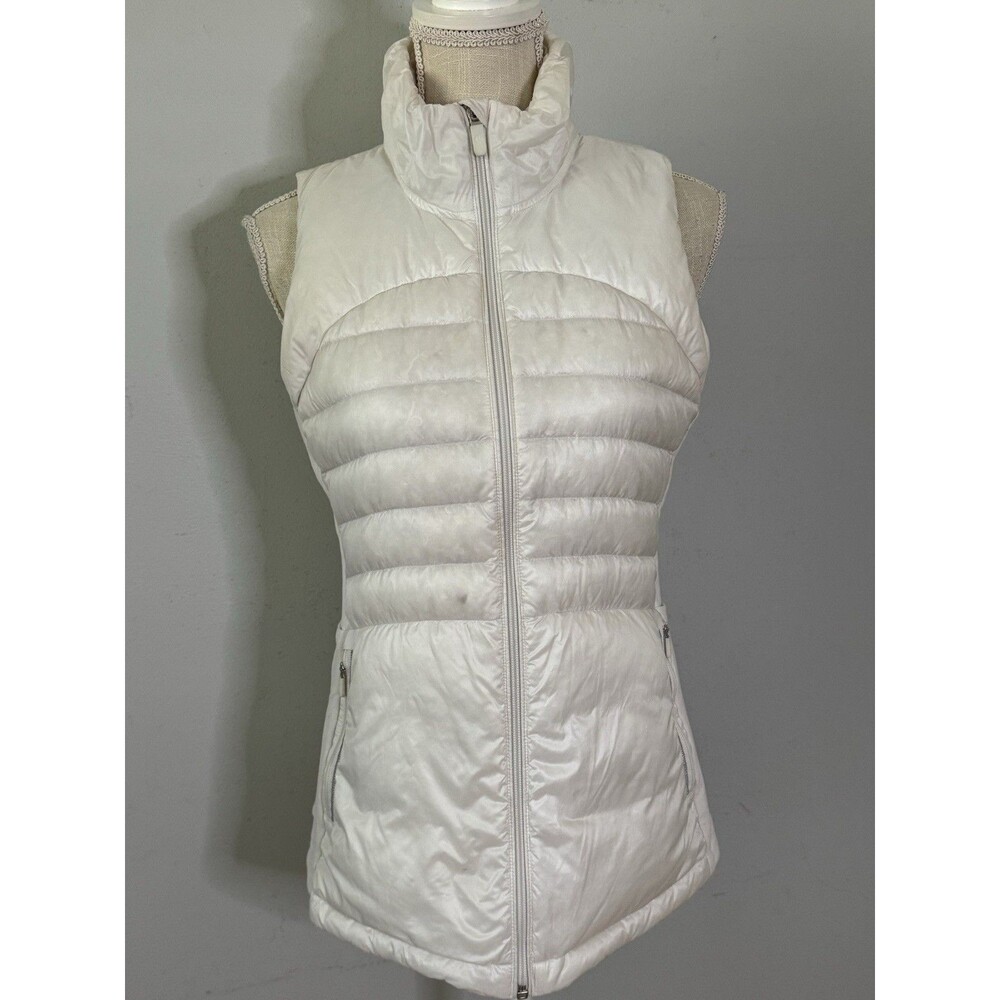 Lululemon Down For A Run Vest II in White Women's Size 8